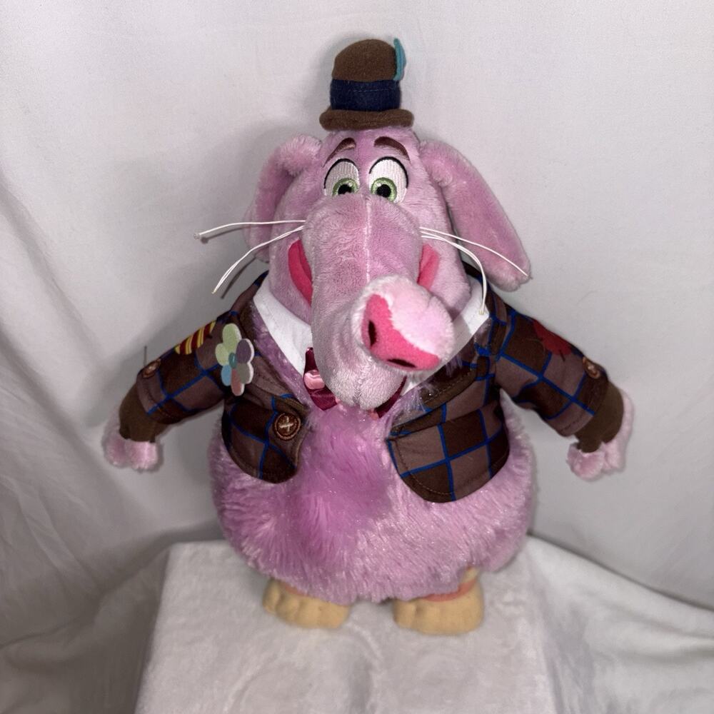 Disney Store Pixar Inside Out Elephant Bing Bong 16" Plush Stuff Toy Animal